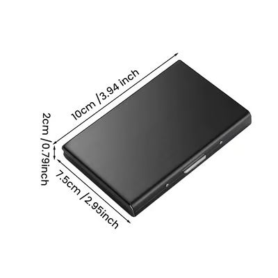 🔥Last Day 40% Off! Slim RFID-Blocking Stainless Steel Card Holder🗃️