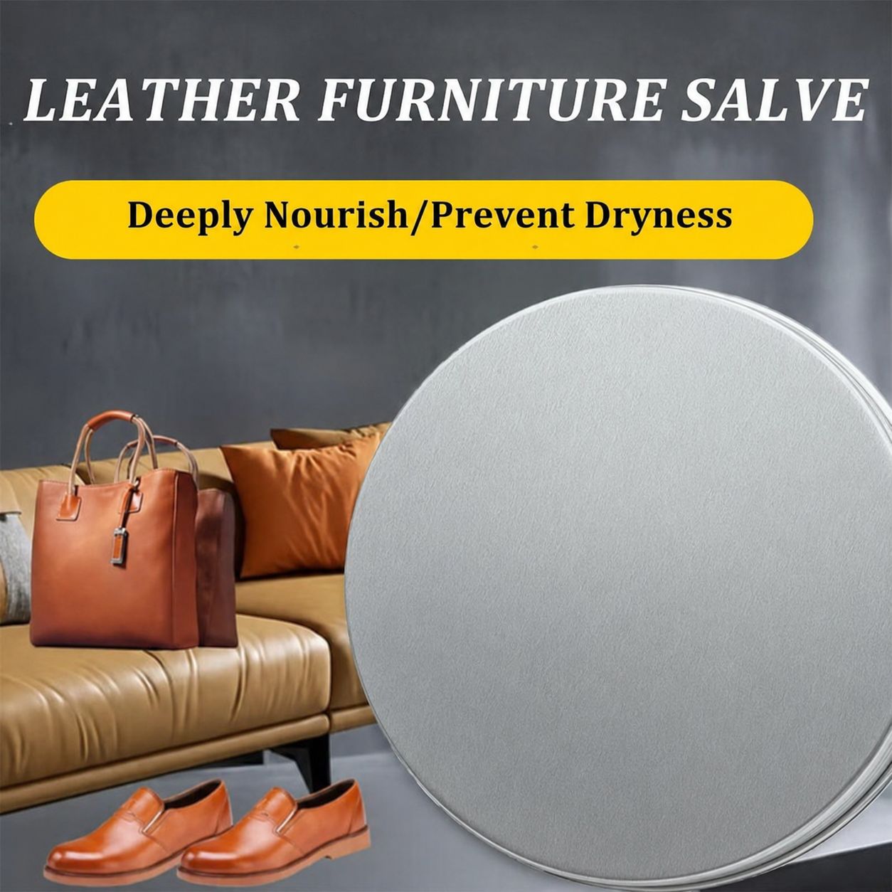 🏆 Flash Sale 49% OFF | Leather Repair Cream 🖌️ Restore Sofas, Bags, Shoes & Car Seats with Free Brushes