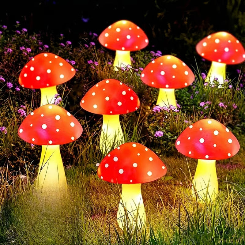 🍄Decorative Solar Mushroom Lights for Outdoor Pathway & Garden