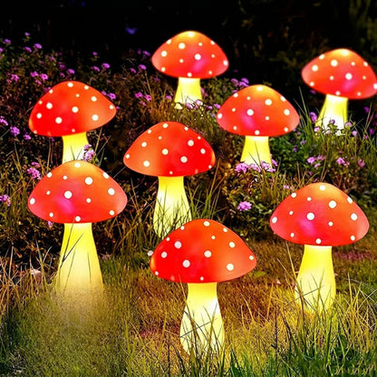🍄Decorative Solar Mushroom Lights for Outdoor Pathway & Garden
