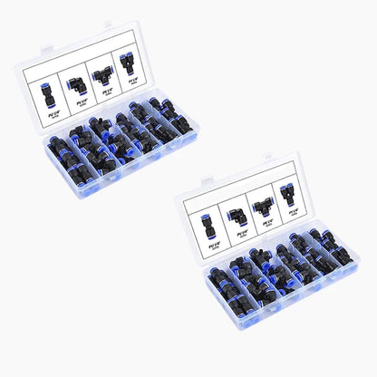 ✨🔥1/4 Inch Pneumatic Push-to-Connect Air Hose Fittings Kit