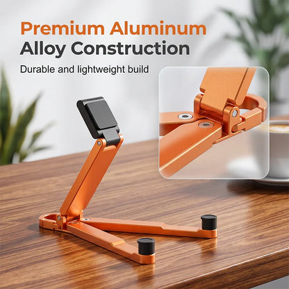 Mini Aluminum Phone Stand Keychain Foldable Desktop Holder