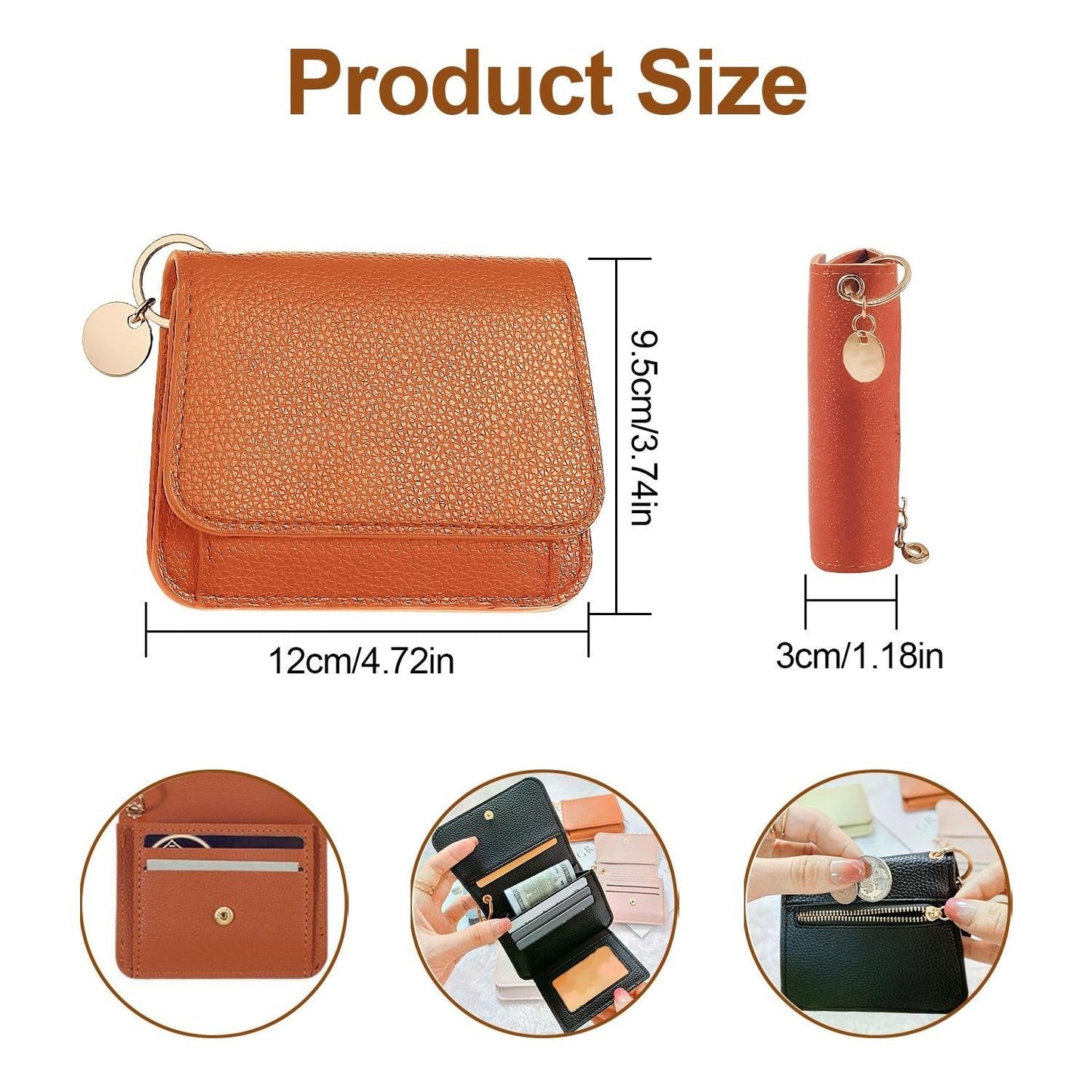 👛 Compact RFID Wallet for Women – Fashionable Card Organizer & Coin Purse 💕