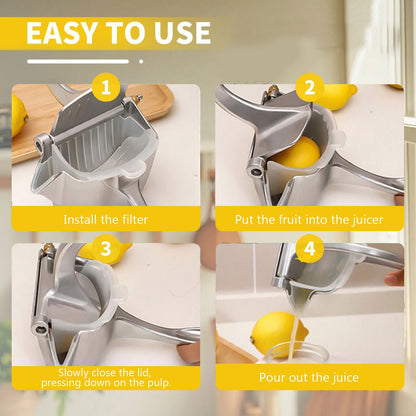 🍋🍹Heavy-Duty Handheld Citrus Press – Durable, Efficient & Easy to Use