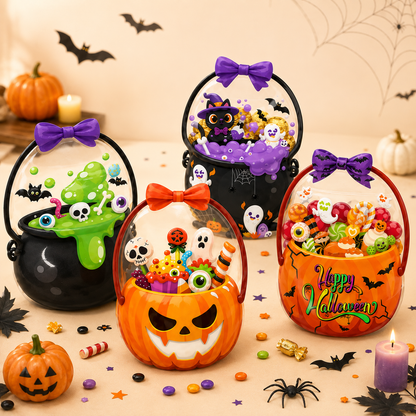 ✨Get Ready for Halloween! Cute & Spooky Resealable Candy Treat Bags🎃