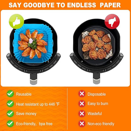 High-Temperature Resistant Air Fryer Silicone Baking Tray