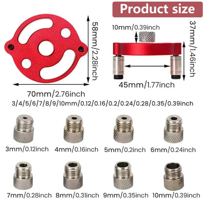 46% OFF💪Self-Centering Doweling Jig – Precision Drill Guide for Flawless Woodworking Joints