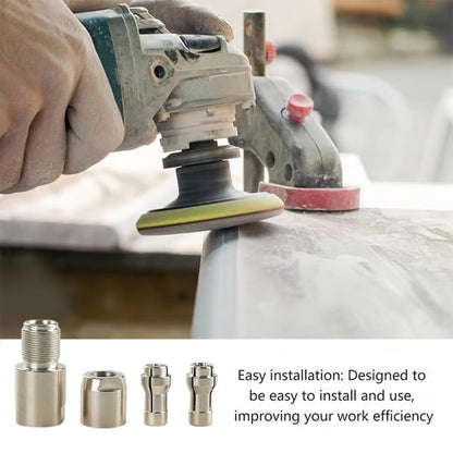 🔥 Hot Sale 50% OFF | 🔧 Angle Grinder Conversion Kit | 3mm & 6mm Dual Collet for Precision Grinding