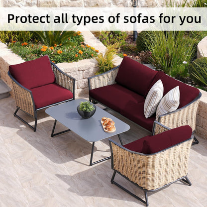 🪑 49% OFF Today | Stretch Sofa Cushion Covers Set ✨ Soft Fit Covers for 4 / 8 / 12 PCS