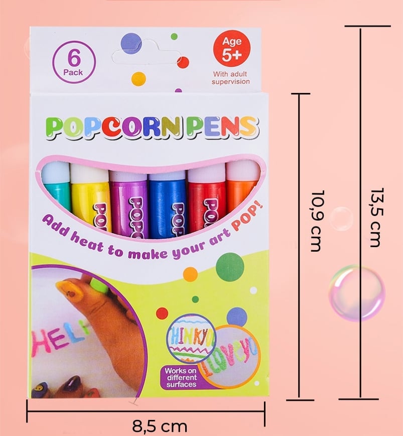 🎁🔮Magic Pen – Draw in 3D with a single stroke!🎄 DIY bubble "popcorn" effect drawing pens – Buy 3 Get 2 🔥