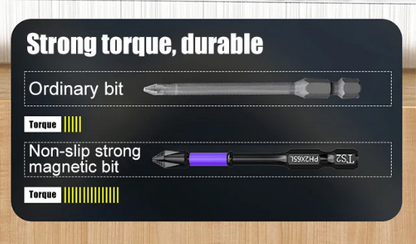 🔩Upgraded High Hardness And Strong Magnetic Bit（50% OFF）