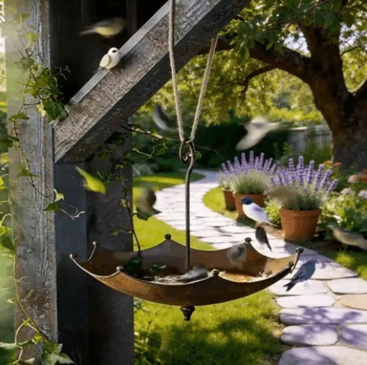 🐦 Mini Umbrella Bird Feeder — Whimsical Garden Charm 🔥