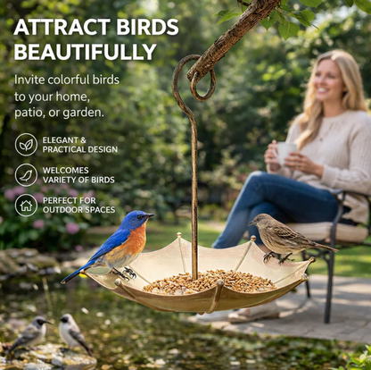 🐦 Mini Umbrella Bird Feeder — Whimsical Garden Charm 🔥