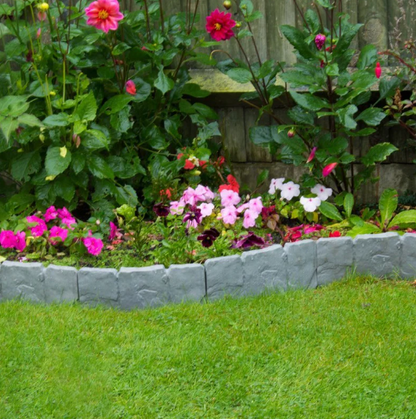 💐 High-quality, durable simulated stone garden fence 💐