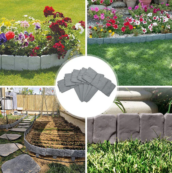 💐 High-quality, durable simulated stone garden fence 💐