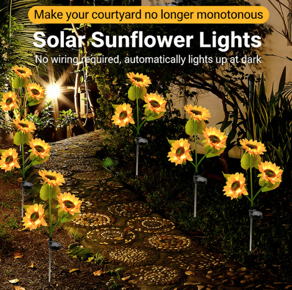 🌻Solar-Powered Sunflower Ambient Light - 2026 Upgraded Version🌟