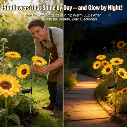 🌻Solar-Powered Sunflower Ambient Light - 2026 Upgraded Version🌟