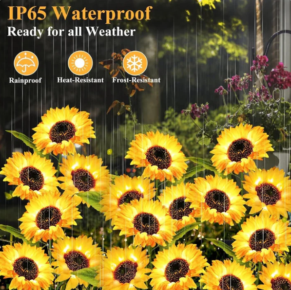 🌻Solar-Powered Sunflower Ambient Light - 2026 Upgraded Version🌟