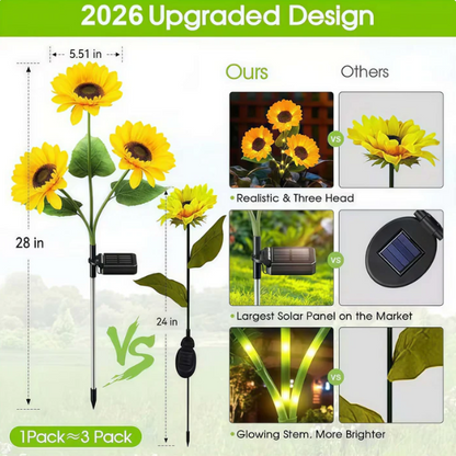 🌻Solar-Powered Sunflower Ambient Light - 2026 Upgraded Version🌟