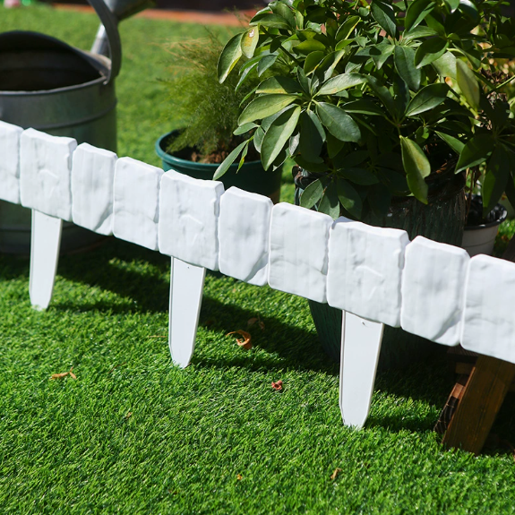 💐 High-quality, durable simulated stone garden fence 💐