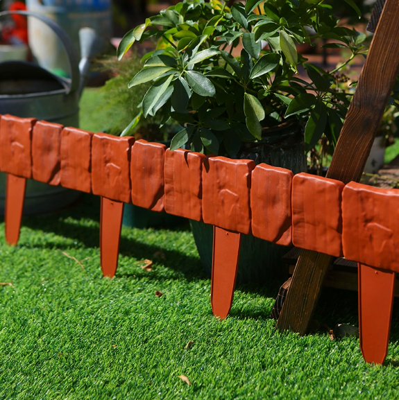 💐 High-quality, durable simulated stone garden fence 💐