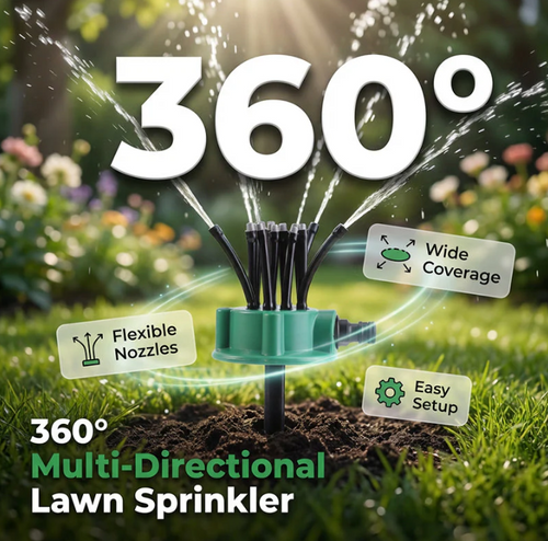 🔥 Premium 360° Adjustable Garden Lawn Sprinkler 💦