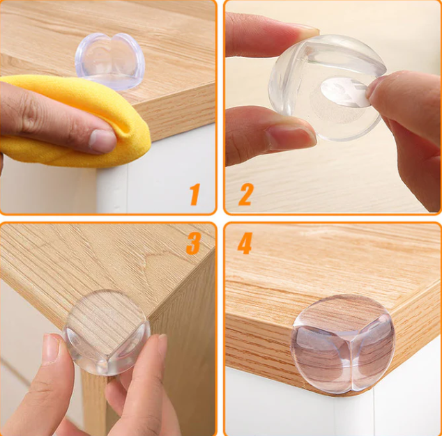 🏡 Baby Proof Corner Guards✨ Protect Against Bumps & Bruises