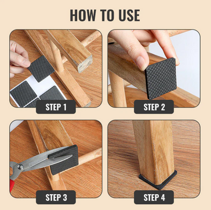 🔥 2026 Hot Sale🪑 Self-Adhesive Furniture Pads — Protect Floors & Reduce Noise