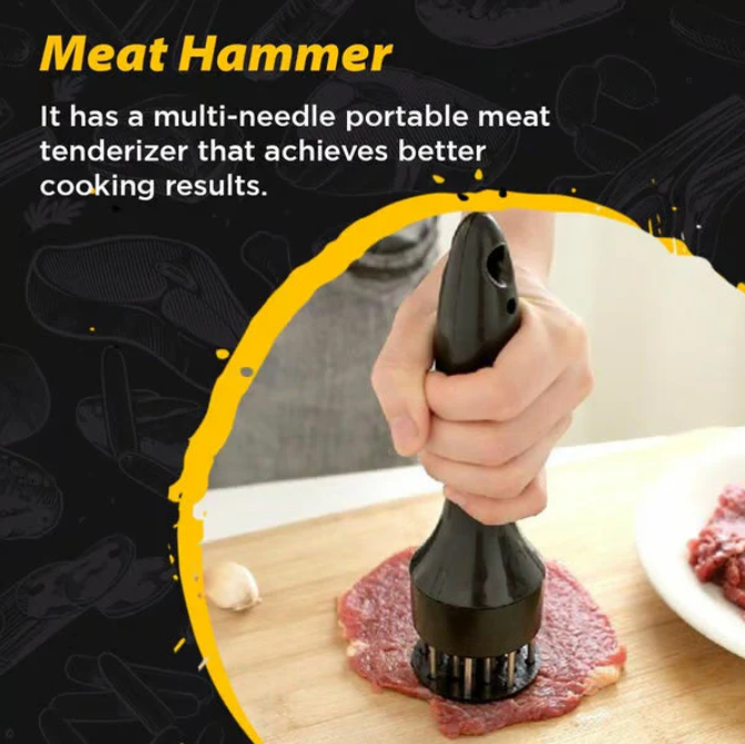 🔥Buy 2 Get 1 Free🔥Quick Pin Press Meat Tenderizer