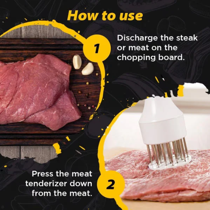 🔥Buy 2 Get 1 Free🔥Quick Pin Press Meat Tenderizer