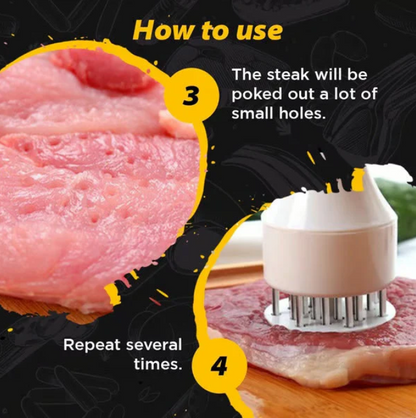 🔥Buy 2 Get 1 Free🔥Quick Pin Press Meat Tenderizer
