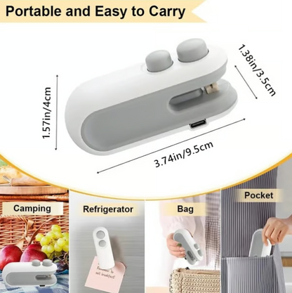 🔥Mini Bag Sealer with Cutter and Magnet