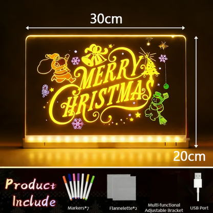 🎁Creative Rewritable Acrylic LED Message Board 🎨