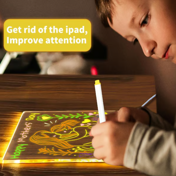 🎁Creative Rewritable Acrylic LED Message Board 🎨