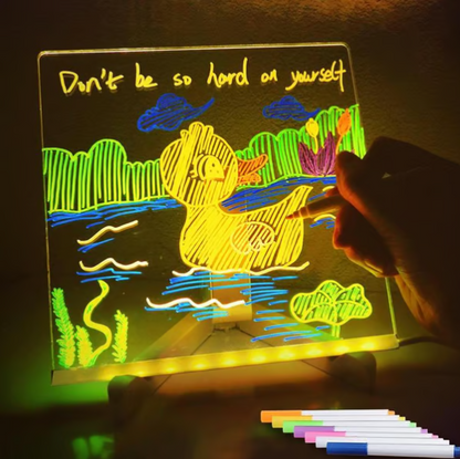 🎁Creative Rewritable Acrylic LED Message Board 🎨