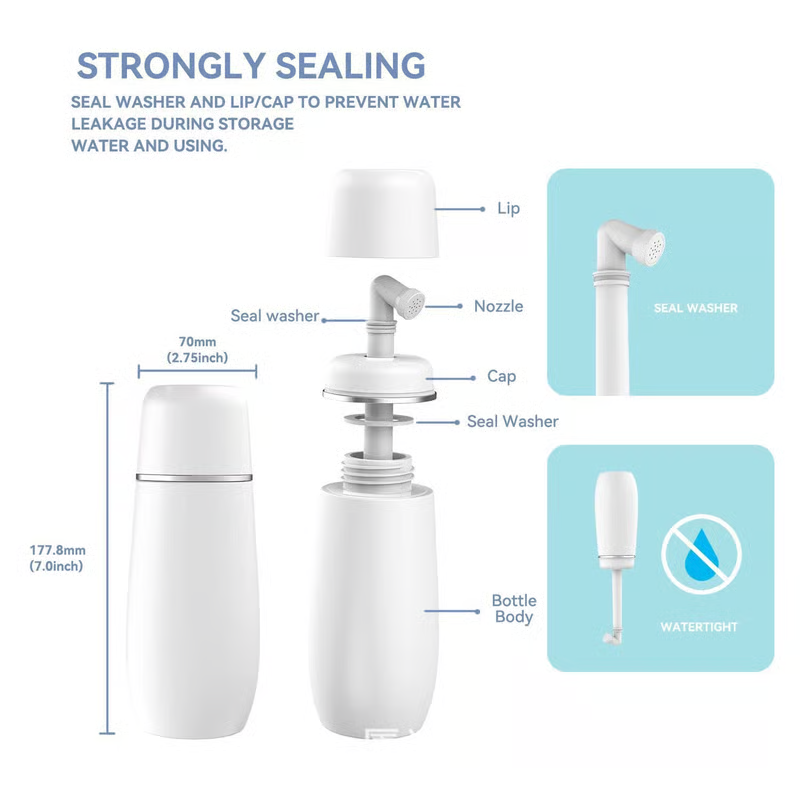 🔥 Hot Sale 49% OFF | Portable Travel Bidet 🚿 Leak-Proof 13.5 oz Cleansing Bottle for Wudu & Everyday Hygiene