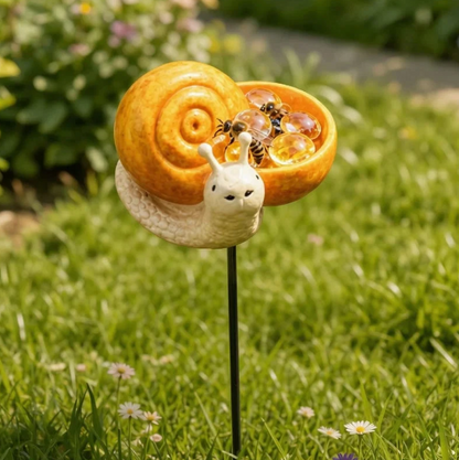 🐝 Cute Animal Design Garden Watering Station, Outdoor Decorative Water Bowl