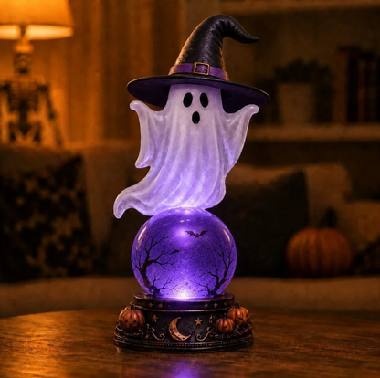 🔥 Last Day 49% OFF 🎃 Halloween Raven Crystal Ball Lighted Decor 👻