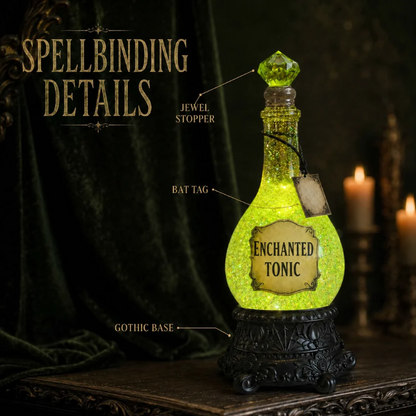 🔥 🧙✨ Lighted Enchanted Tonic Poison Bottle Glitter Globe(📦 Buy 2 Free Shipping)