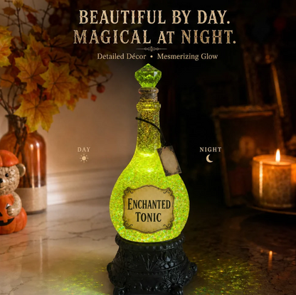 🔥 🧙✨ Lighted Enchanted Tonic Poison Bottle Glitter Globe(📦 Buy 2 Free Shipping)