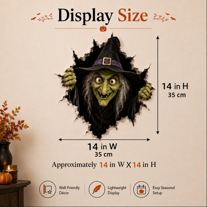 🎃Halloween Break-In 3D Wall Decals