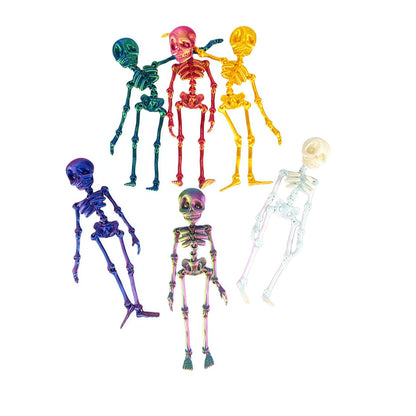 🦴 3D Printed Magnetic Skeleton Figurine – Vintage Desk Toy & Fridge Decor