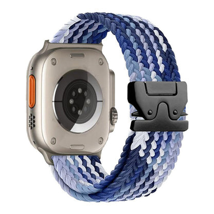 ⌚Apple Watch Parachute-Buckle Woven Nylon Loop Band🏃