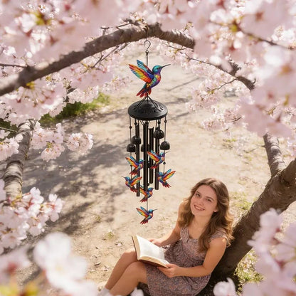 Hot Sale 50% Off Now 🐦Vintage Colorful Hummingbird Wind Chime with Metal Tubes and Bells