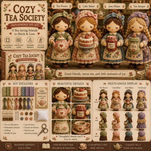 🔥LAST DAY 49% OFF - 🧵Tiny Worlds Collection - Patchwork DIY Kit Series 🎁Buy 2 Free Shipping