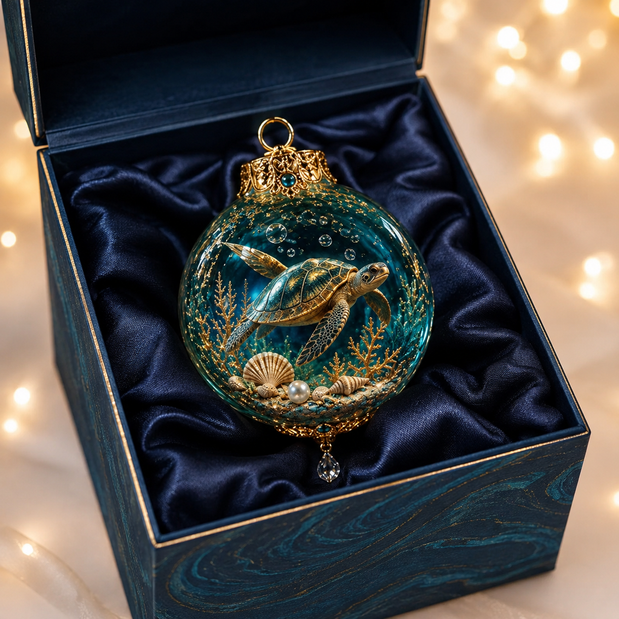 🌊🐢Ocean Wonders Christmas Ornament Collection | ✨Discover A World Beneath The Waves