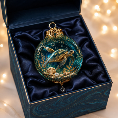🌊🐢Ocean Wonders Christmas Ornament Collection | ✨Discover A World Beneath The Waves
