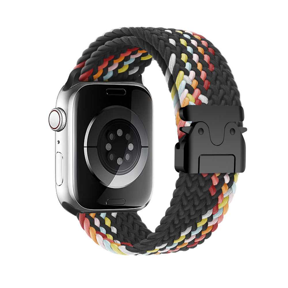 ⌚Apple Watch Parachute-Buckle Woven Nylon Loop Band🏃