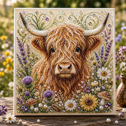 🥳💞50K+ SOLD!🦬🎨 50% OFF! Highland Cow Pearl Art DIY Kit – Relaxing craft, thousands of sparkling beads. Create stunning farmhouse artwork – a peaceful creative escape! 🏡✨