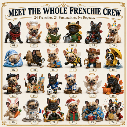 🔥Limited Stock 50% OFF - 🎄🐶 2026 French Bulldog Advent Calendar – 24 Days of Frenchie Mischief